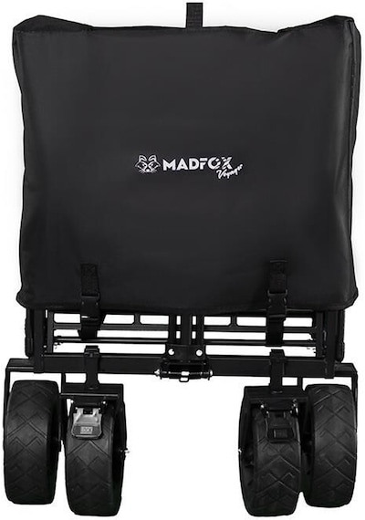 Madfox Voyager Katlanır Çok Amaçlı Yük Taşıma Arabası Vagon Siyah Siyah