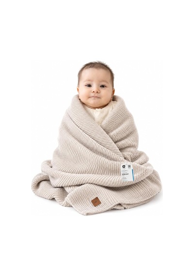Yumuşak Örme Bebek Battaniyesi 30x40 İnç Yenidoğanlar İçin 36 Derece Üstü