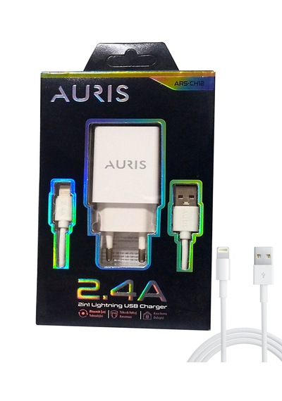 Auris Ars-ch12 Lightning Şarj Adaptörü 2.4a 11w