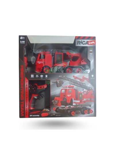 Ctoys 1:18 Işıklı Uzaktan Kumandalı Sök Tak İtfaiye Aracı