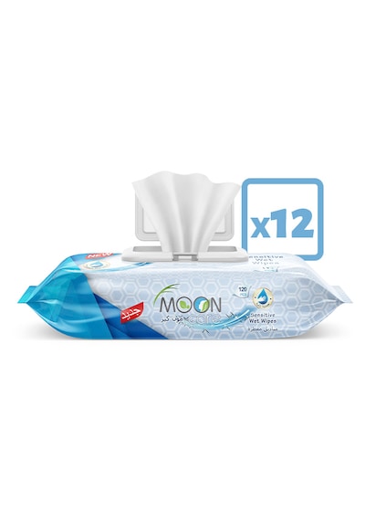 Mooncare Sensitive Islak Havlu 12 x 120 Yaprak