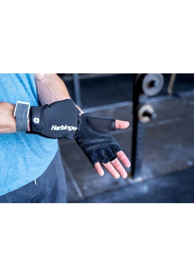 Harbinger Pro 2.0 Unisex Siyah Ağırlık Eldiveni Beyaz - Siyah