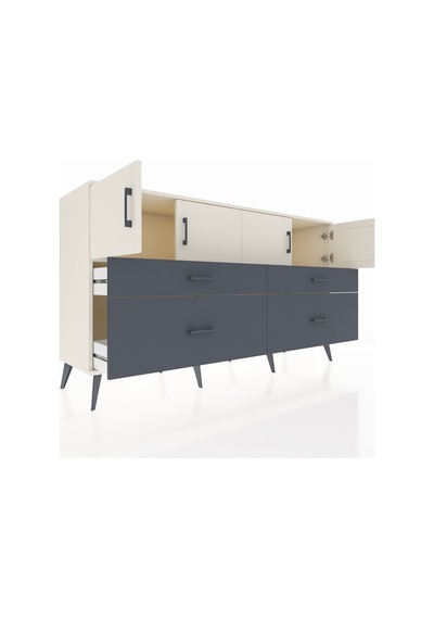 Hyperion Konsol 2 Raflı 4 Çekmeceli 4 Kapaklı 176x44x99 Aytaşı-ay Aytaşı-aytaşı/antrasit Hyperion Konsol 2 Raflı 4 Çekmeceli 4 Kapaklı 176x44x99 Aytaşı-ay Aytaşı-aytaşı/antrasit