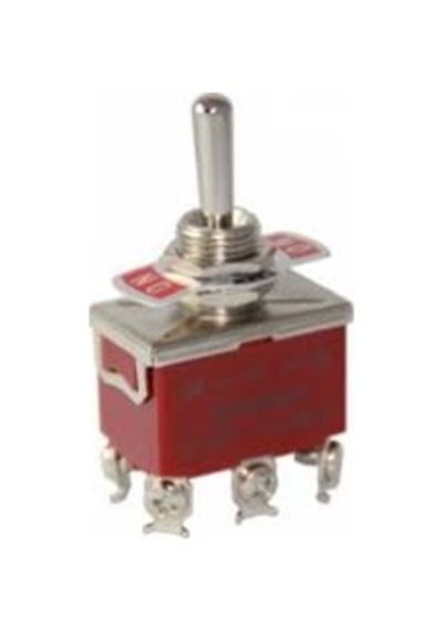 Be-158 Toggle Switch 6 Bacaklı On-Off-On 12Mm Süper (Aaa) Kalite
