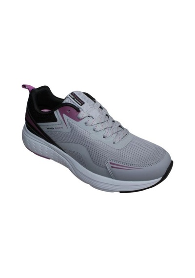 Kinetix Kadın Beyaz Gri Runnıng Fileli Sneaker Spor Yürüyüş Ayakkabısı 001