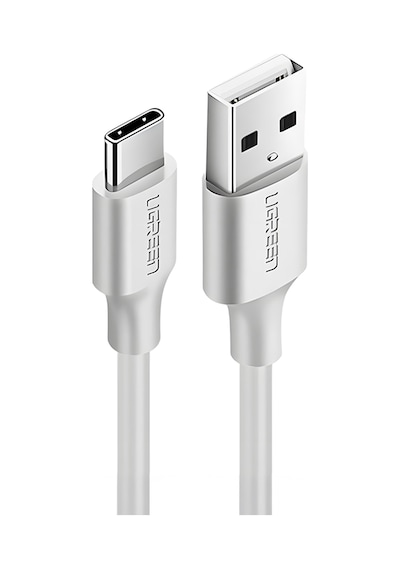 Ugreen 3.0 A Usb-a & Usb-c Şarj Ve Data Kablosu, 25 Santimetre, 60119 Beyaz