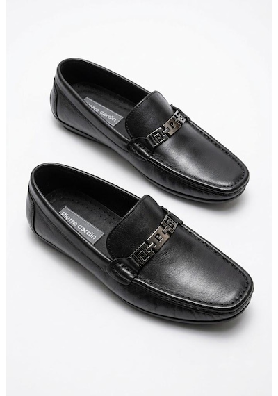 Pierre Cardin 90237 Rahat Esnek Hakiki Deri Erkek Loafer Ayakkabı Siyah