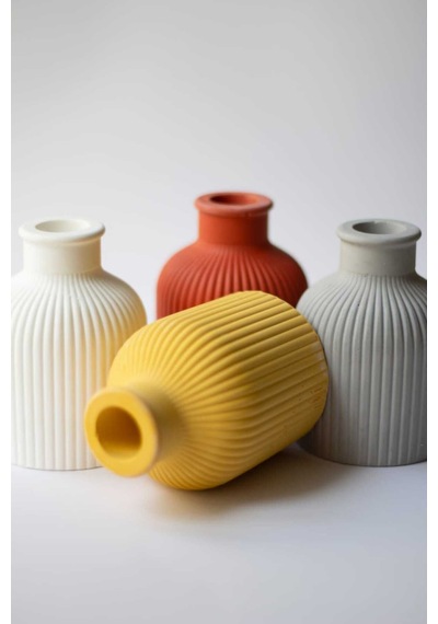 Bernami Vazo Pinterest Beyaz Renk Iskandinav Dekoratif Beton Biblo 10 Cm Diğer