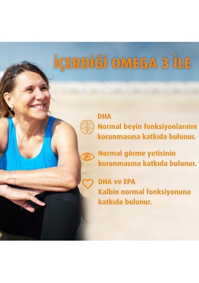 Tr 50 Plus 30 Kapsül, Omega 3 Multivitamin Ve Mineraller, 3'lü Paket