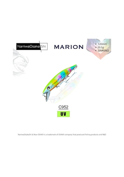 Nanıwaosakashı Marıon 120mm 20,5gr Sınkıng C952
