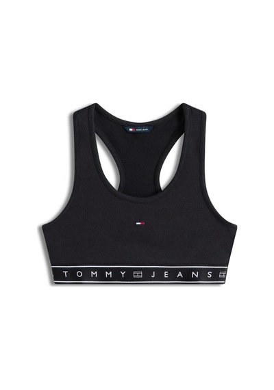 Tommy Hilfiger Kadın Tjw Sp Crop Tape Bralet-13147 Siyah