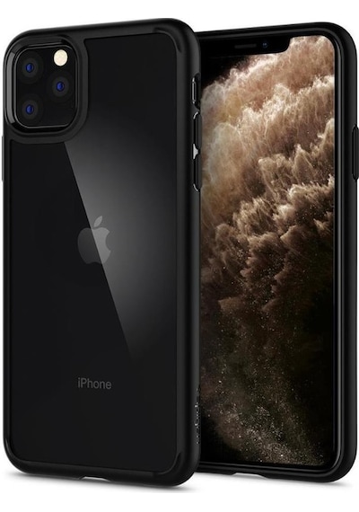 Spigen Apple Uyumlu iPhone 11 Pro İle Kılıf Ultra Hybrid Matte Black