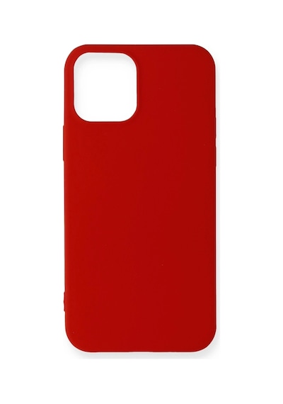 Ilkeshop Newface Apple iPhone Uyumlu 12 Mini Kılıf First Silikon - Koyu Kırmızı
