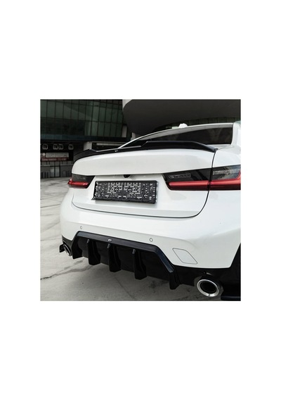 Bmw 3 Serisi G20 2018+ Spoiler Piano Black Bagaj Üstü Spoiler Eki