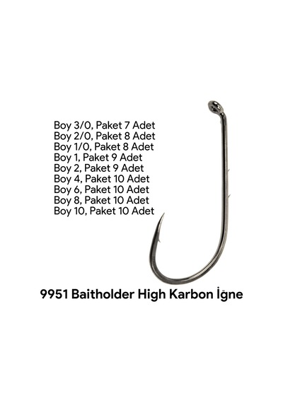 Shogun 9951 Baitholder İğne 2/0