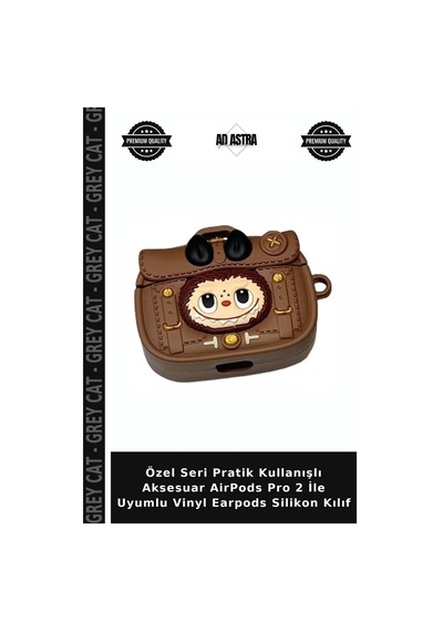 Özel Seri Pratik Kullanışlı Aksesuar Airpods Pro 2 İle Uyumlu Vinyl Earpods Silikon Kılıf Çok Renkli