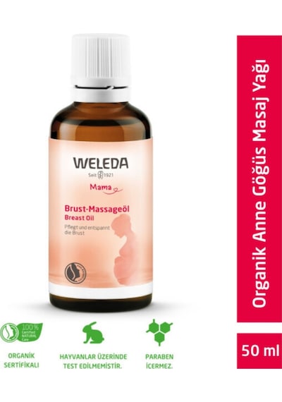 Weleda Organik Göğüs Masaj Yağı 50ml