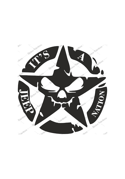 Offroad Off Road 4X4 Adventure Yıldız Sticker 01325