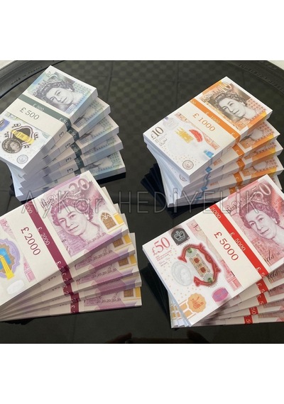 20 Deste Karışık Sterlin 5-10-20-20 Pound Para geçersiz Film çkm