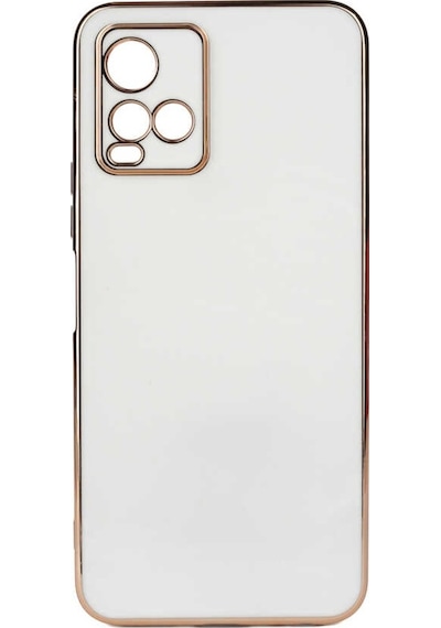 Vivo Y21S Parlak Kenarli Bark Silikon Kilif 547680972