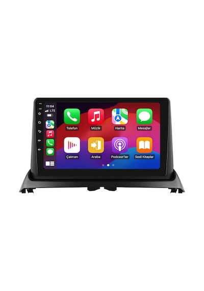 Renault Clio 1999-2006 Android Multimedya Carplay Android Auto Navigasyon 10gb Ram 256gb Pro 9"