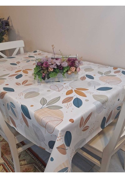 Elyaflı Pvc Masa Örtüsü Modern, Dayanıklı, Silinebilir Ve Şık Görünüm 01fnt8279 Çok Renkli