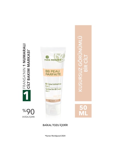 Yves Rocher 6 Etki 1 Arada Kusursuzlaştırıcı Bb Krem 50 Ml Bej