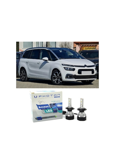 Citroen C4 Picasso Spacetourer Kısa Far Ampulü H7 Access Yeni Seri Beyaz 2018-2022