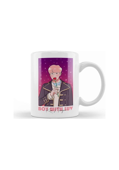 Boy With Luv Bts Kim Namjoon Kupa Bardak Porselen Karışık