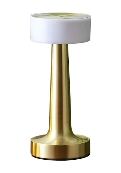 Şarjlı Dokunmatik Led Masa Lambası 3 Renk Dimmer Özellikli Mh-hs2133-9172 Beyaz