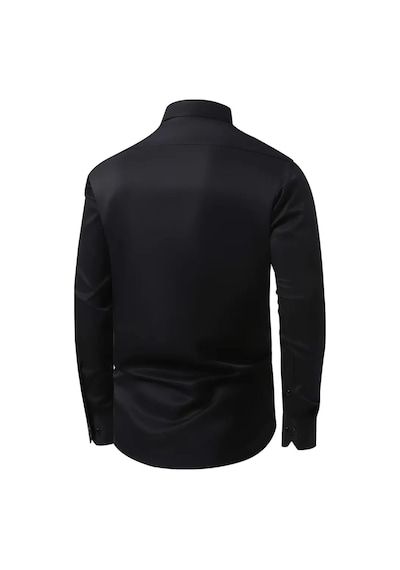 Erkek Klasik Uzun Kol Gömlek 3212 Bgl-st04399 Siyah