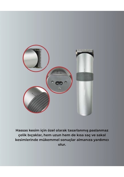 Şarjlı Ve Kablosuz Tıraş Makinesi - Her Yerde Rahat Kullanım
