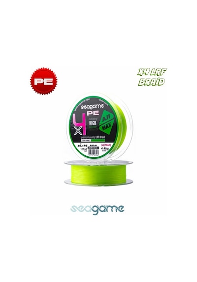 Seagame Ajı Max X4 Pe 125m 0.4 Fluo Green Aji Misinası - Standart