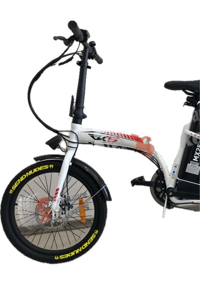 Send Nudes Elektrikli Bisiklet Lastik Yazısı Lastik Sticker 8adet