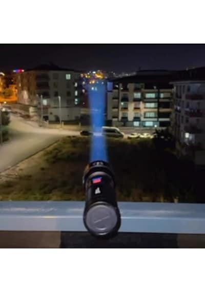 Profesyonel Avcı Feneri 20w 2000 Lümen Pd-9000 Siyah