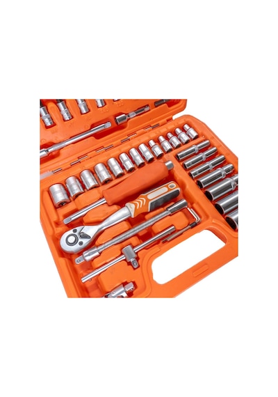 6388 Lokma Ve Lokmalı Bits Uç Takımı 1/4" - 53 Parça 72 Diş Cırcırlı