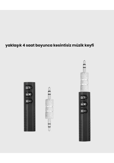 Kablosuz Ses Çözümü 3.5mm Jaklı Bluetooth Müzik Alıcısı 1