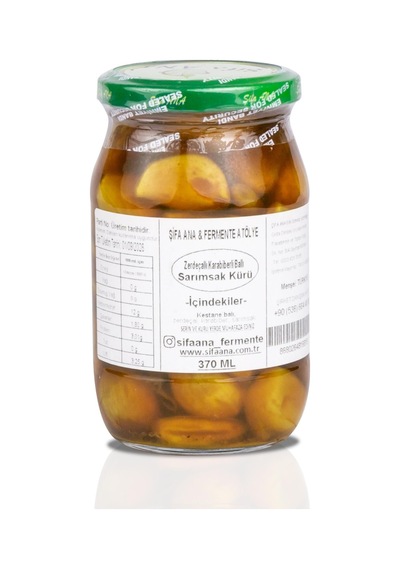 Zerdeçallı Karabiberli Ballı Sarımsak Kürü 370 Ml