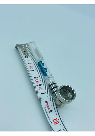 Isıyadayanıklı Metal&cam Pipo 9cm-2parça//pc44