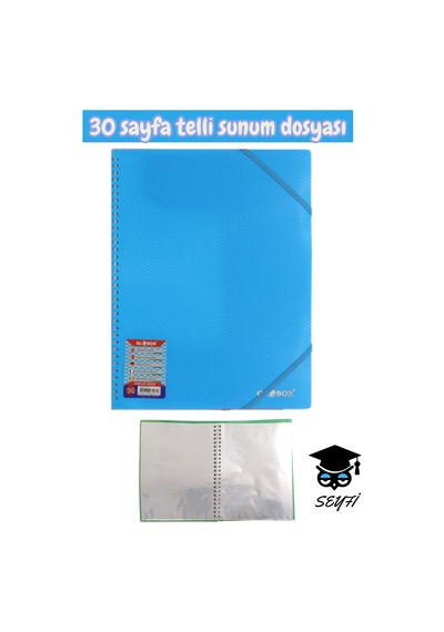 A4 Ebat Spiralli Sunum Dosyası 30 Yaprak Plastik Kapak Çok Renkli