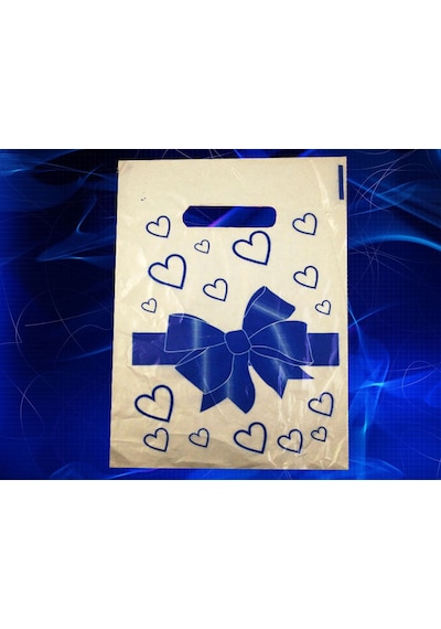 Nazar Boncuk Baskılı Elgeçme Poşet 20X30 Cm 20X30 Cm 100 Adet. Nazar