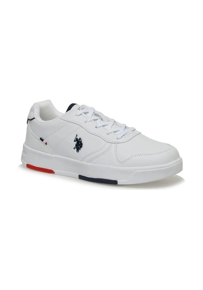 U S Polo Assn Andrei Erkek Ayakkabi Beyaz