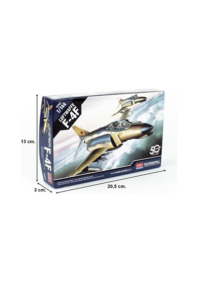 Academy 12611 1/144 Ölçek, Luftwaffe F-4f Savaş Uçağı, Plastik Model Kiti-55932