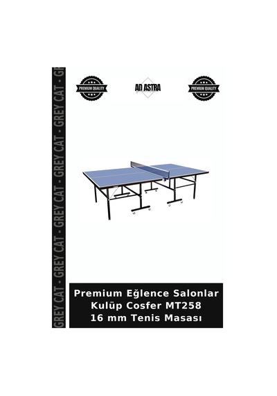Premium Eğlence Salonlar Kulüp Cosfer Mt258 16 Mm Tenis Masası