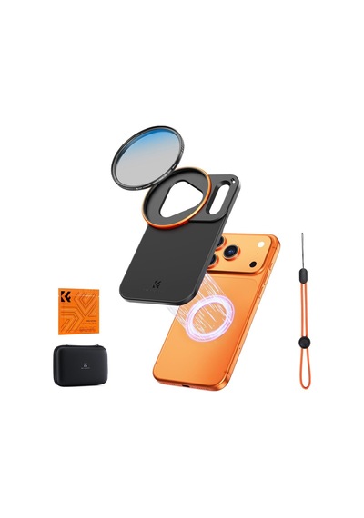 K&f Concept İphone 17 Pro Uyumlu Cpl Filtre + Manyetik Filtre Montaj Adaptörü