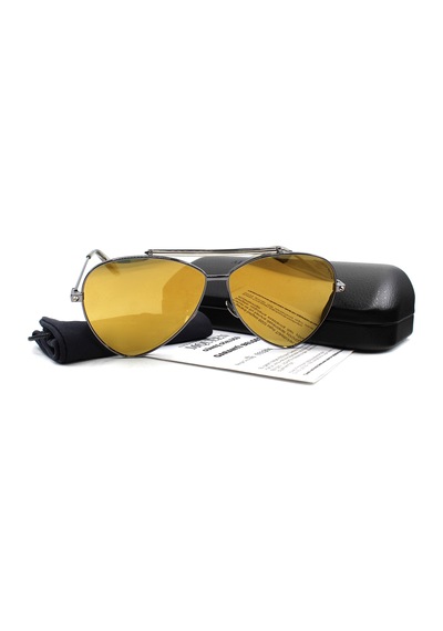 Alexander Mcqueen Am0058S 003 63 Unisex Füme Damla Çerçeve Güneş Gözlüğü