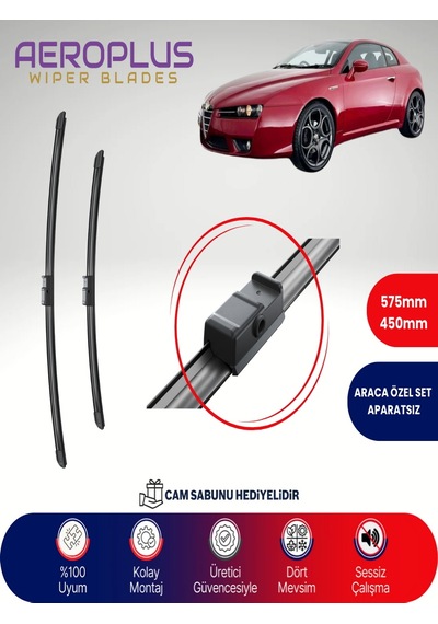 Aeroplus Alfa Romeo Brera Muz Silecek Takımı 2006-2009