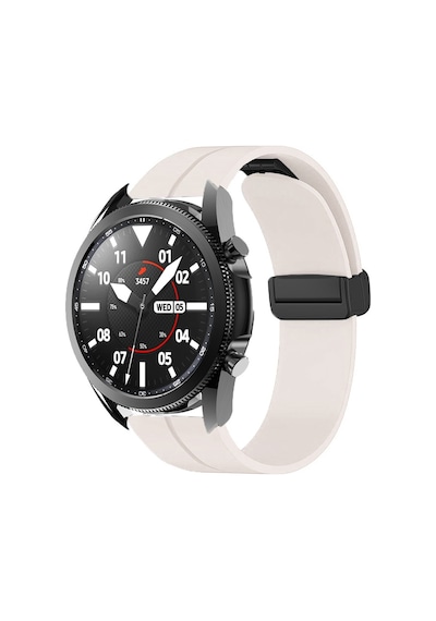 Samsung Galaxy Uyumlu Watch Gear S2 3 41 42 Active 2 40 44 Mm Kordon Magnetli Ayarlanır Silikon Kordon 20mm