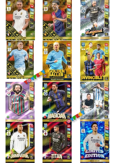 Panini Fifa 365 - 2025 Official Special Edition Premium Card Futbolcu Kartları - 1 Paket 10 Kart