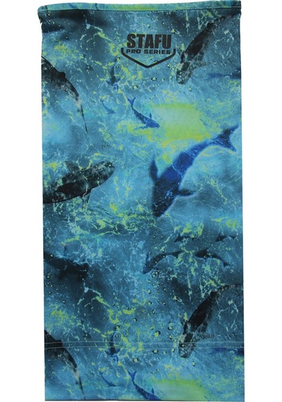 Stafu Pro Bogeyman Shark Blue Lime Bandana Bandana-bn-sbl Çok Renkli